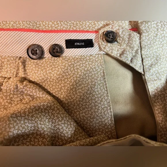 Bonobos Men’s Athletic Fit Chino Pants Tan Khaki Stretch Cotton 38x30 - Picture 6 of 7